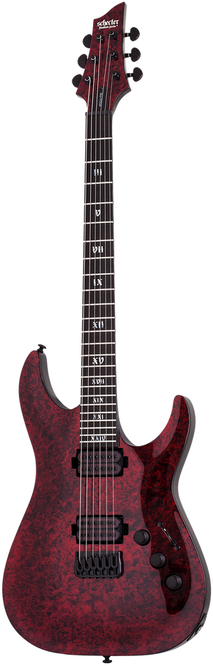 Schecter C-1 Apocalypse Red Reign Guitar
