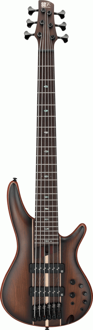 Ibanez SR1356B Premium Dual Mocha Burst Flat 6 String Bass Guitar