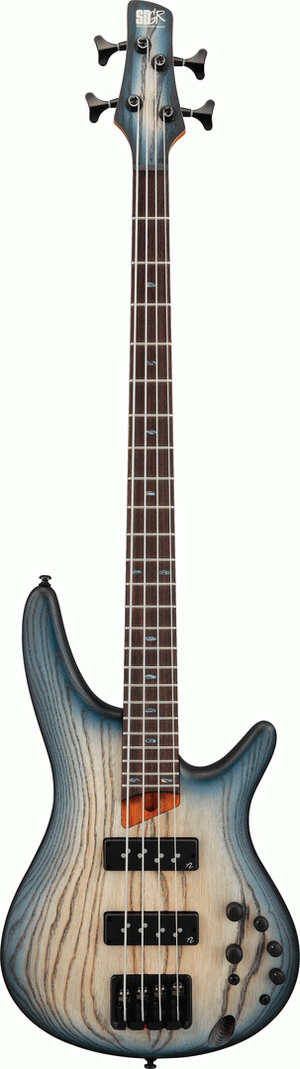 Ibanez SR600E CTF Bass Guitar – Cosmic Blue Starburst Flat