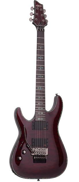 Schecter Hellraiser C-1 FR Left Hand – Black Cherry guitar