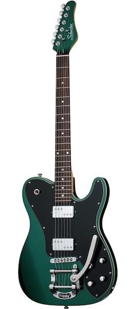 Schecter PT Fastback II B Dark Emerald Green Electric Guitar.