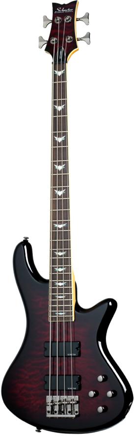 Schecter Stiletto Extreme 4 Black Cherry Bass Guitar