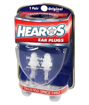 Hearos High Fidelity Ear Plugs - Large