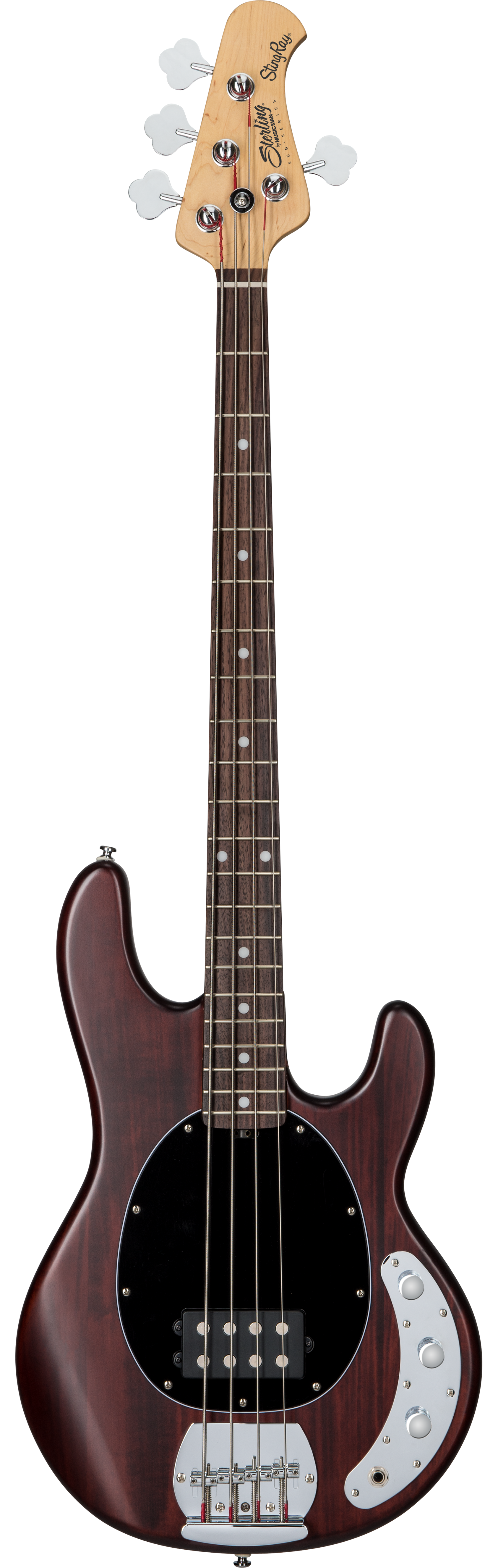 Sterling by Music Man Ray4 Walnut Stain Bass Guitar