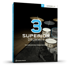 Toontrack Superior Drummer 3 Bundle - Choice of Two SDX at Registration (Digital Delivery)