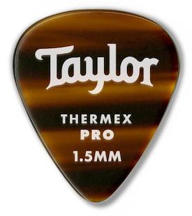 Taylor Premium 351 Thermex Pro Guitar Picks, Tortoise Shell - 1.50mm, 6-Pack