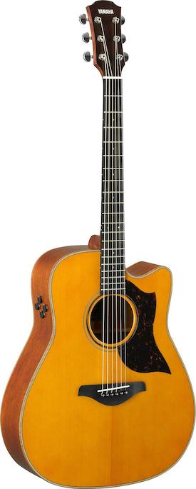 Yamaha A3M ARE - All Solid Acoustic-Electric Dreadnaught, Mahogany Back & Sides with SRT Preamp/Pickup.