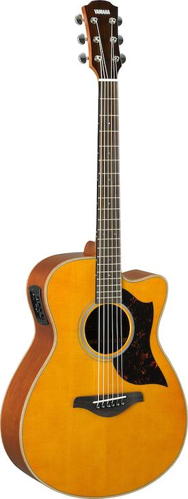 Yamah AC1M Natural - Acoustic-Electric Concert Size, Mahogany Back