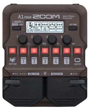Zoom A1 FOUR Acoustic Multi-Effects Pedal