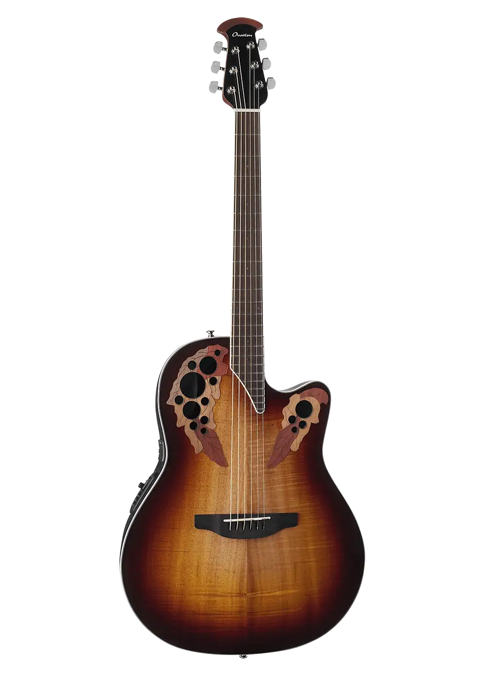 Ovation CE48P-KOAB Dark Burst on Exotic Koa