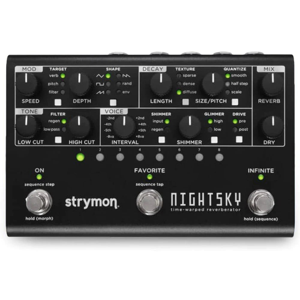 Strymon Nightsky Midnight Edition - Time-Warped Reverberator Pedal