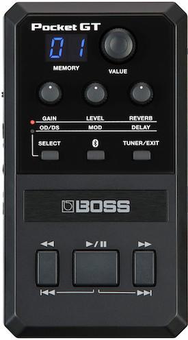 BOSS Pocket GT Portable Effects Processor with Integrated Learning Features