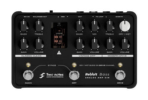 Two Notes Audio Engineering ReVolt Bass - Analog Amp Simulator Pedal
