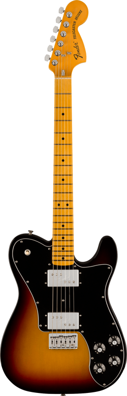 Fender American Vintage II 1975 Telecaster Deluxe, Maple Fingerboard, 3-Color Sunburst
