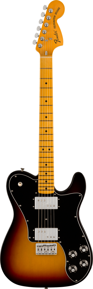 Fender American Vintage II 1975 Telecaster Deluxe, Maple Fingerboard, 3-Color Sunburst