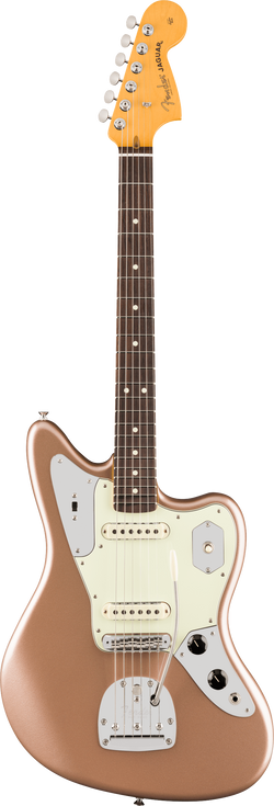 Fender American Professional Classic Jaguar, Rosewood Fingerboard, Faded Firemist Gold