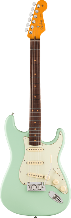 Fender American Ultra Luxe '60s Stratocaster, Rosewood Fingerboard, Surf Green