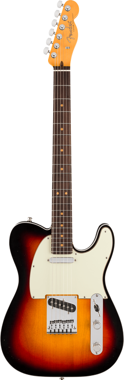 Fender American Ultra Luxe '60s Telecaster Custom, Rosewood Fingerboard, 3-Color Sunburst