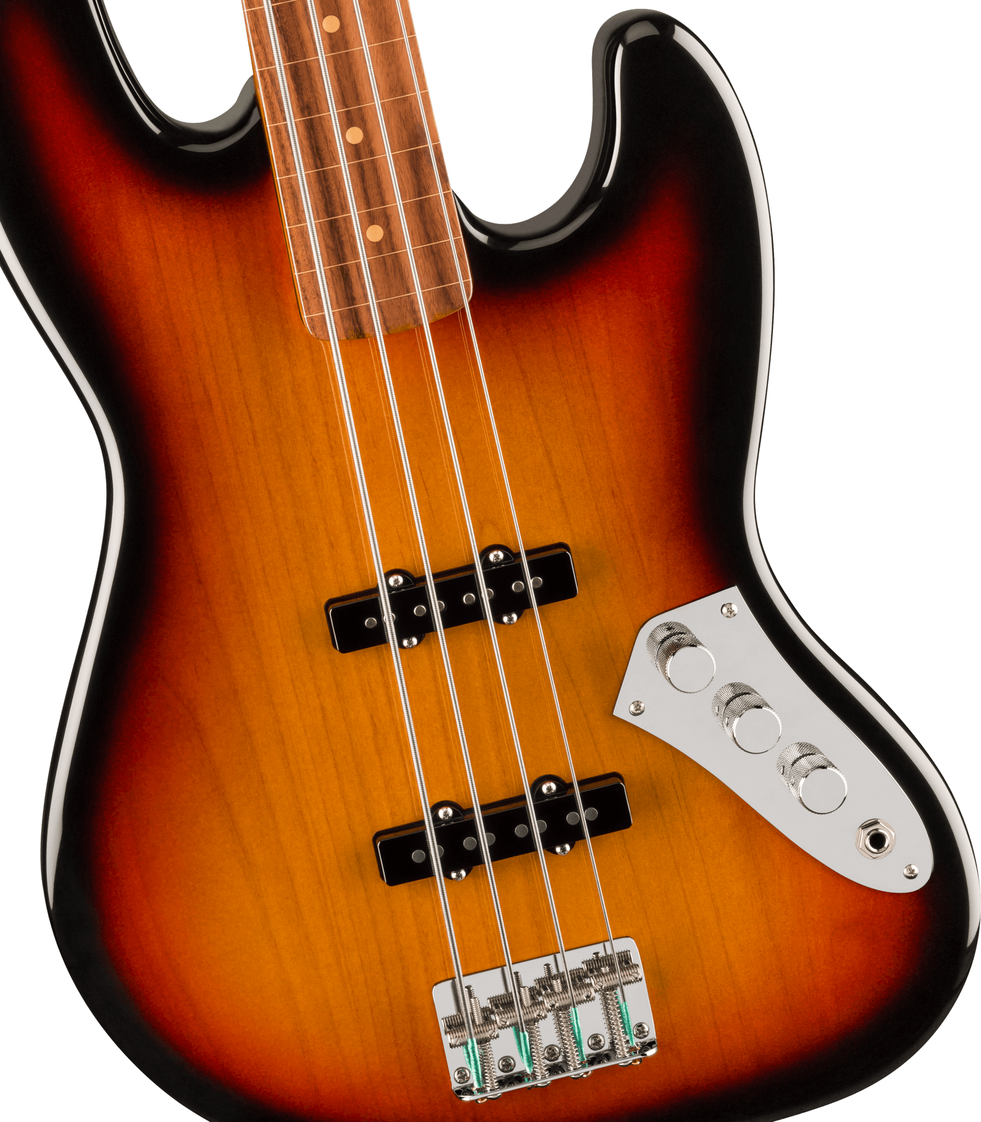 Fender Jaco Pastorius Jazz Bass, Fretless, Pau Ferro Fingerboard, 3-Co