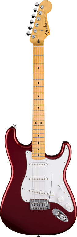 Fender Standard Stratocaster, Maple Fingerboard, White Pickguard, Candy Cola