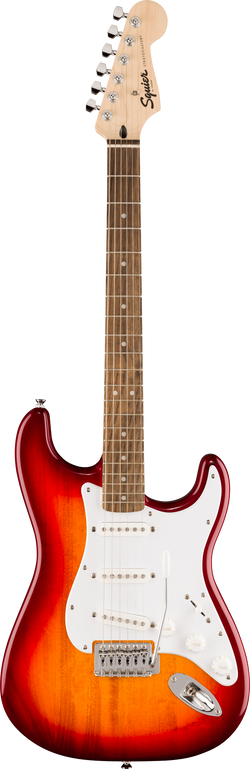 Squier Sonic Stratocaster, Laurel Fingerboard, White Pickguard, Sienna Sunburst
