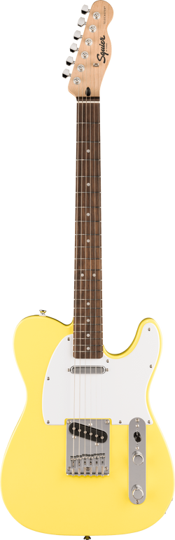 Squier Sonic Telecaster, Laurel Fingerboard, White Pickguard, Canary Yellow