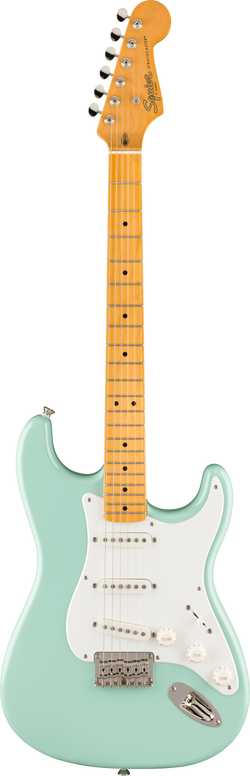 Squier Classic Vibe '50s Stratocaster HT, Maple Fingerboard, Parchment Pickguard, Surf Green