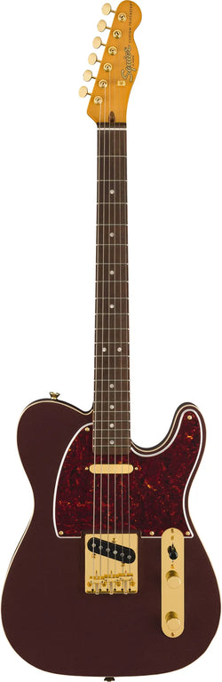 Squier FSR Classic Vibe '60s Custom Telecaster, Laurel Fingerboard, Tortoiseshell Pickguard, Gold Hardware, Oxblood