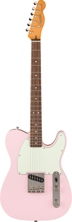 Squier FSR Classic Vibe '60s Custom Esquire, Laurel Fingerboard, Mint Pickguard, Shell Pink