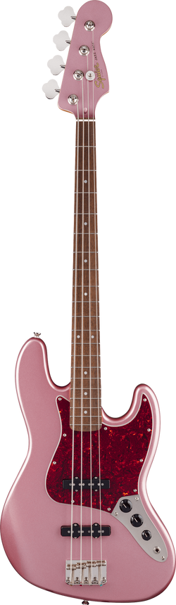 Squier FSR Classic Vibe '60s Jazz Bass, Laurel Fingerboard, Tortoiseshell Pickguard, Matching Headstock, Burgundy Mist Metallic