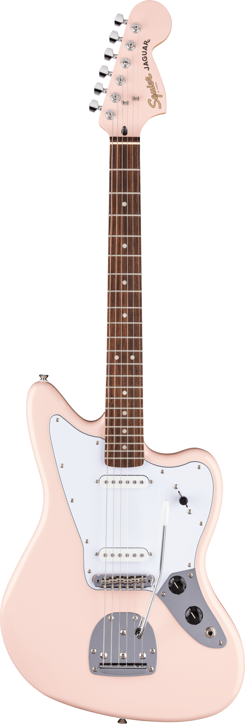 Squier FSR Affinity Jaguar, Laurel Fingerboard, White Pickguard, Match