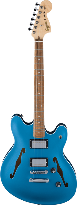 Squier FSR Affinity Starcaster Deluxe, Lake Placid Blue