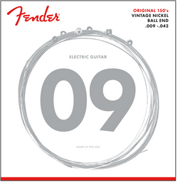 Fender Original 150 Guitar Strings, 09-42, Pure Nickel Wound, Ball End