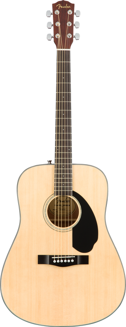 Fender CD-60S Dreadnought Acoustic Guitar, Natural