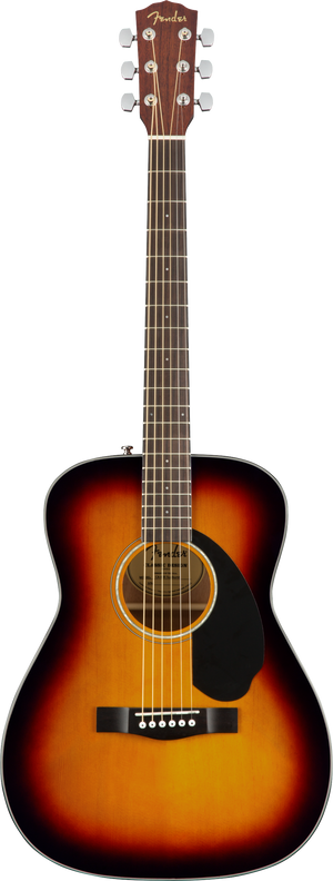 Fender CC-60S Concert Acoustic, Walnut Fingerboard, 3-Color Sunburst