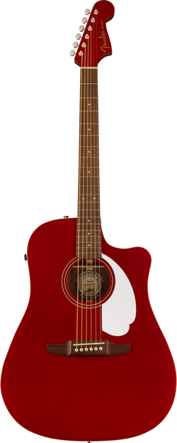 Fender Redondo Player Acoustic Guitar, Candy Apple Red