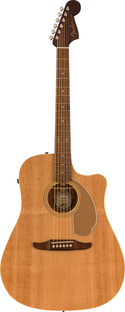 Fender Redondo Player Acoustic, Gold Pickguard, Natural