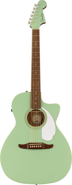 Fender Newporter Player Acoustic Guitar, Surf Green