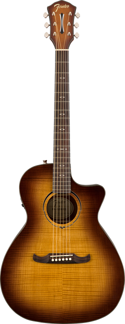Fender FA-345CE Auditorium Acoustic Guitar, 3-Color Tea Burst