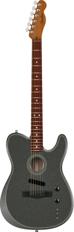 Fender FSR Acoustasonic Standard Telecaster, Charcoal Frost Metallic