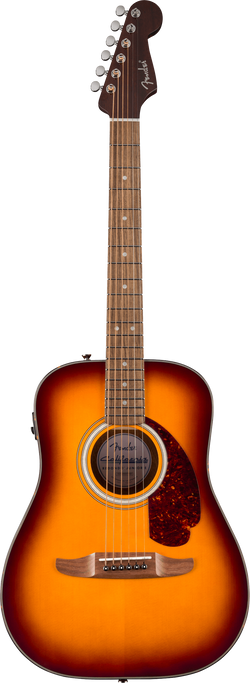 Fender California Deluxe Redondo Jr. E, Walnut Fingerboard, Honey Sunburst
