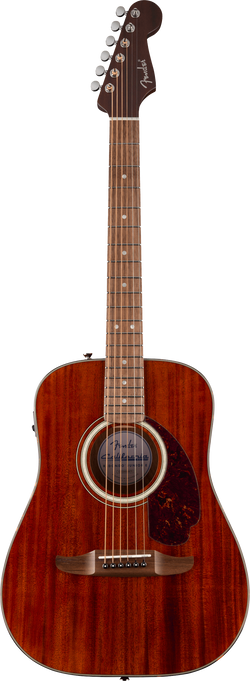 Fender California Deluxe Redondo Jr. E Mahogany, Walnut Fingerboard, Natural