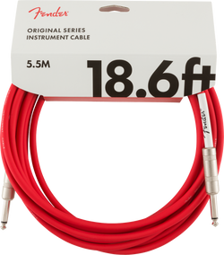 Fender Original Series Instrument Cable, 18.6' / 5.5m, Fiesta Red