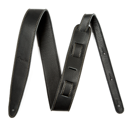 Fender Artisan Crafted Leather Strap, Black, 2