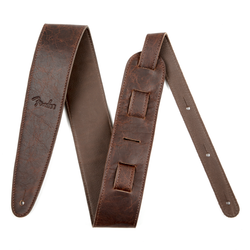 Fender Artisan Crafted Leather Strap, Brown, 2.5