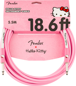 Fender x Hello Kitty 18.6' Instrument Cable, Pink