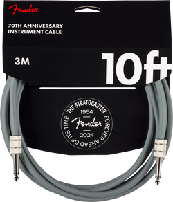 Fender 10' Anniversary Instrument Cable, Gray