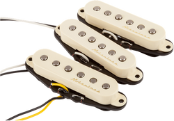 Fender Vintage Noiseless Strat Pickups, Aged White