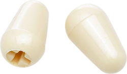 Fender Stratocaster Switch Tips, Aged White (Set of 2)