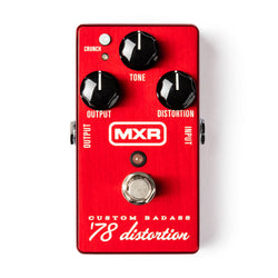 MXR Custom Badass '78 Distortion top view